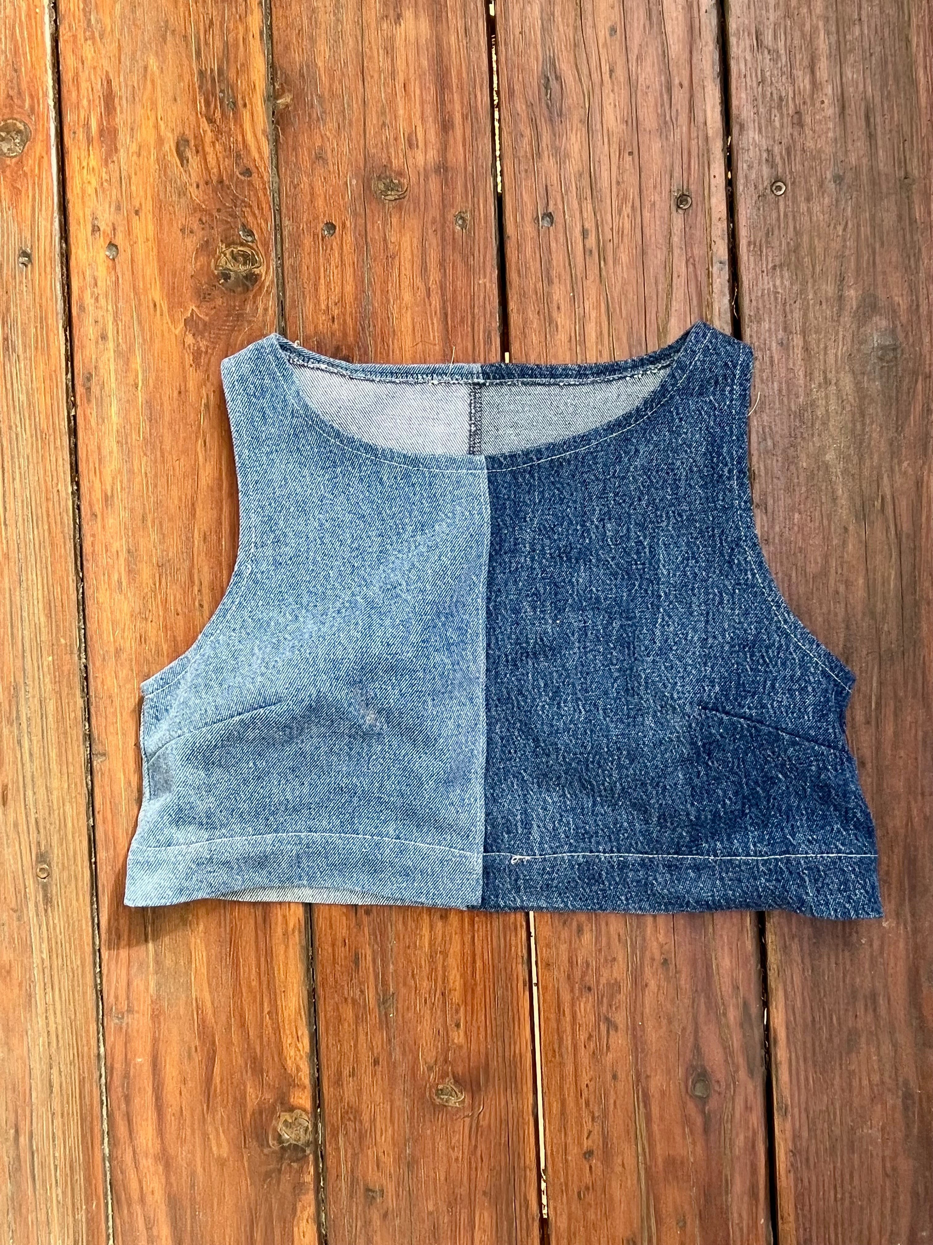 Della Denim Top XS-M