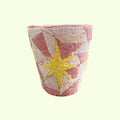 Pink Star Patchwork Pot