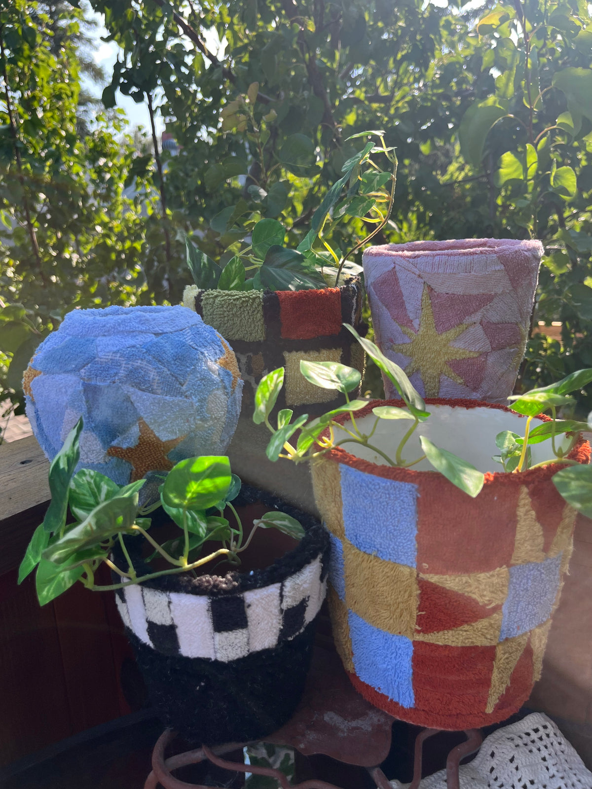 Quilt Patchwork Pot