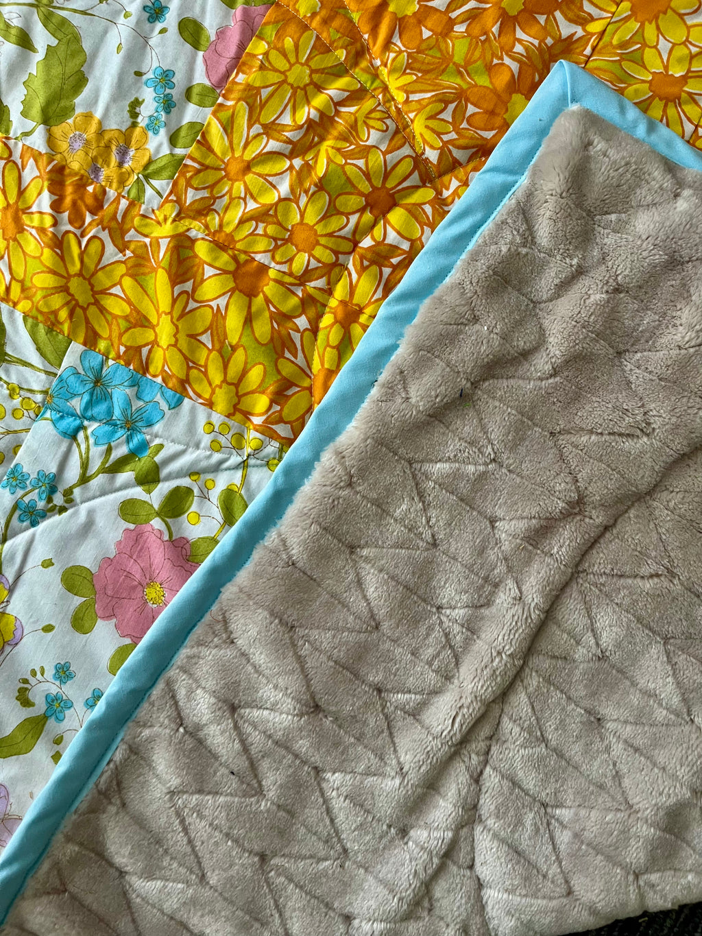 Vintage Floral Quilt